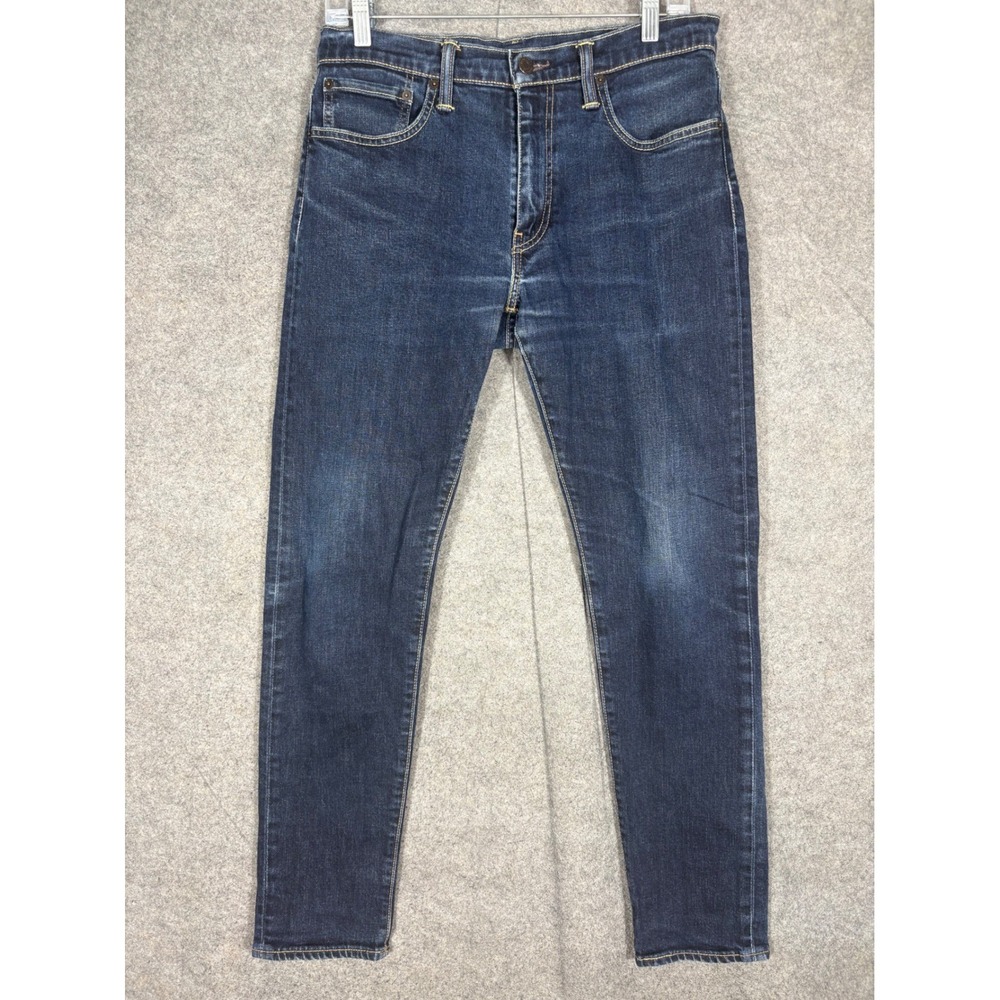 Levis 512 Slim Taper Jeans Mens 32x32 Dark Wash Indigo Stretch 28833-0002